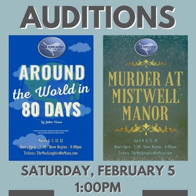 Mockingbird Auditions Slated for February 5