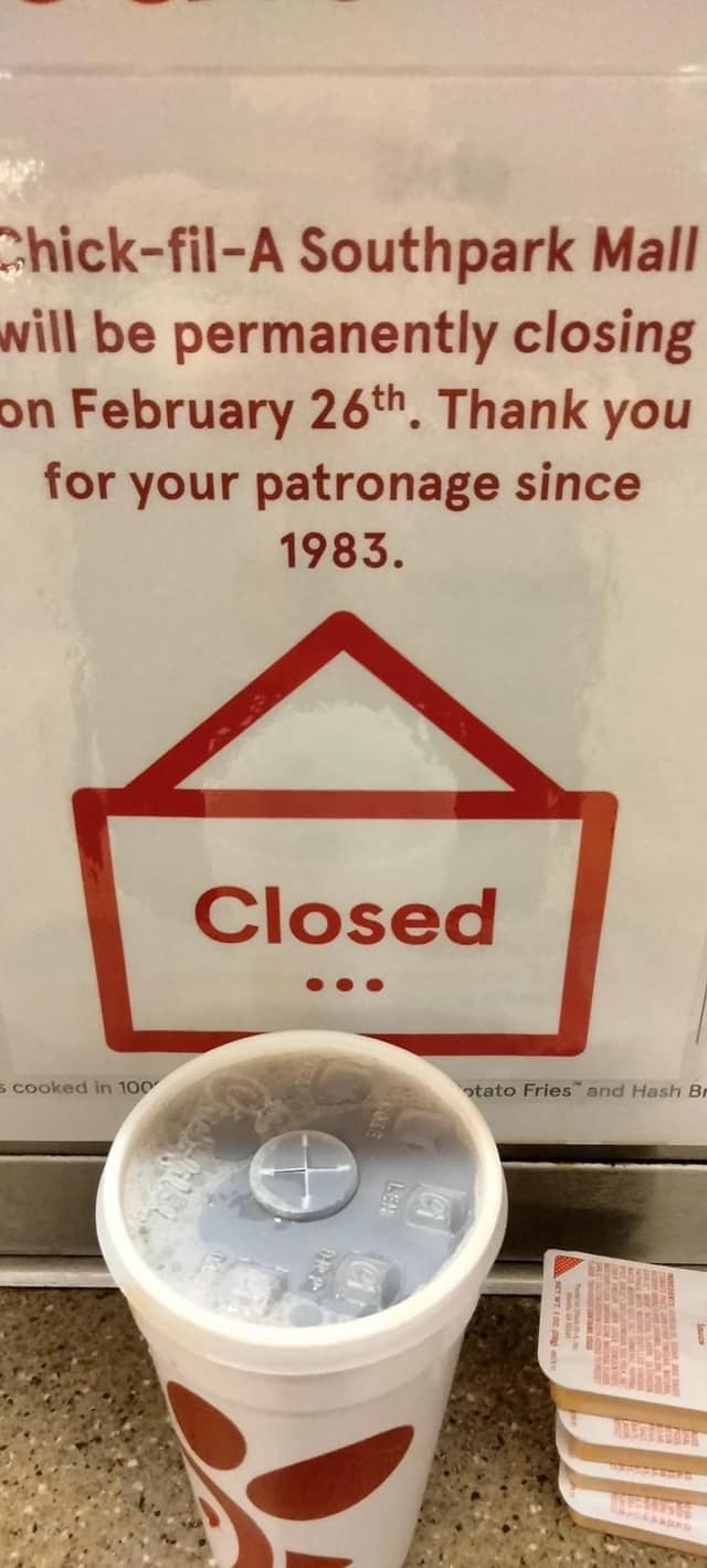 With ChickFilA, Victoria's Secret Closing, Is Illinois' SouthPark