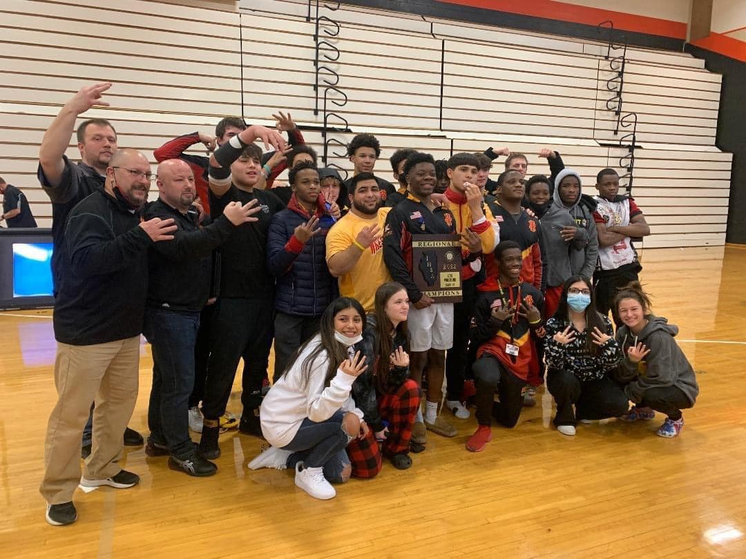 Rock Island High School Are Regional Wrestling Champs! Quad