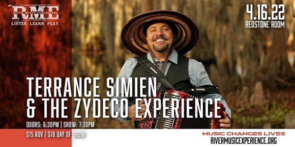 Terrance Simien & The Zydeco Experience Hit the RME Saturday!