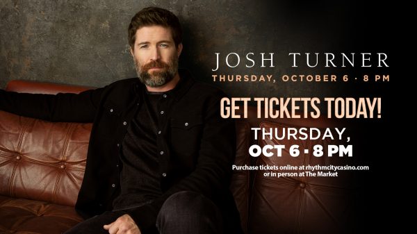 Country Star Josh Turner Playing Iowa's Rhythm City Casino