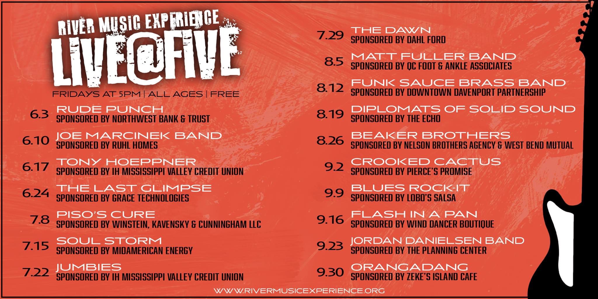 Iowa RME's Live At Five Features The Joe Marcinek Bank TONIGHT!