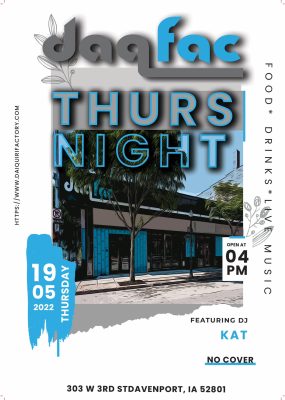 The New Davenport DaqFac Opens Its Doors TONIGHT!