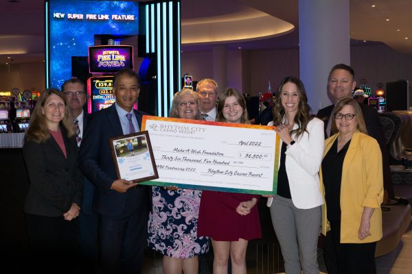 Iowa's Rhythm City Casino Raises $36,500 for Make-A-Wish