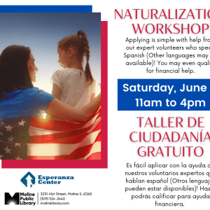 Moline Public Library Offers Free Assistance with Naturalization Process