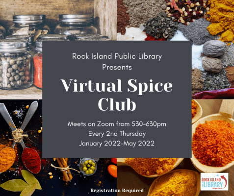 Spice Up Your Life! Rock Island Public Library Offering Spice Club May 12