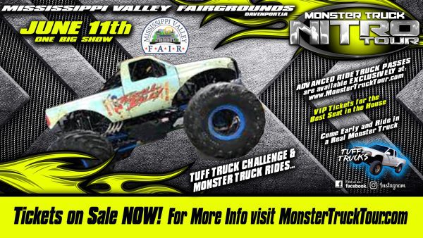 Monster Trucks Event Roars Into Iowa TODAY!