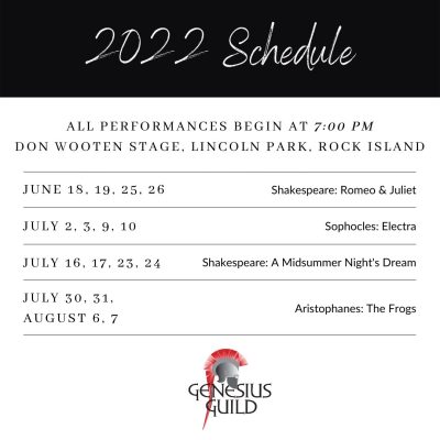 Shakespeare’s “A Midsummer Night’s Dream” Plays Rock Island July 16-24