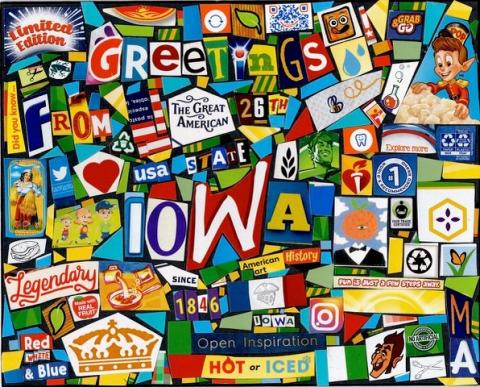 Iowa Library Hosting Pop Art Collage Workshop In LeClaire
