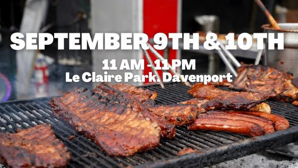 Bar-B-QC Heats Up Davenport September 9-10