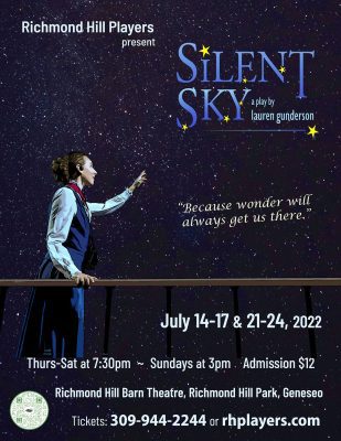 Geneseo's Richmond Hill Presents 'Silent Sky' This Weekend