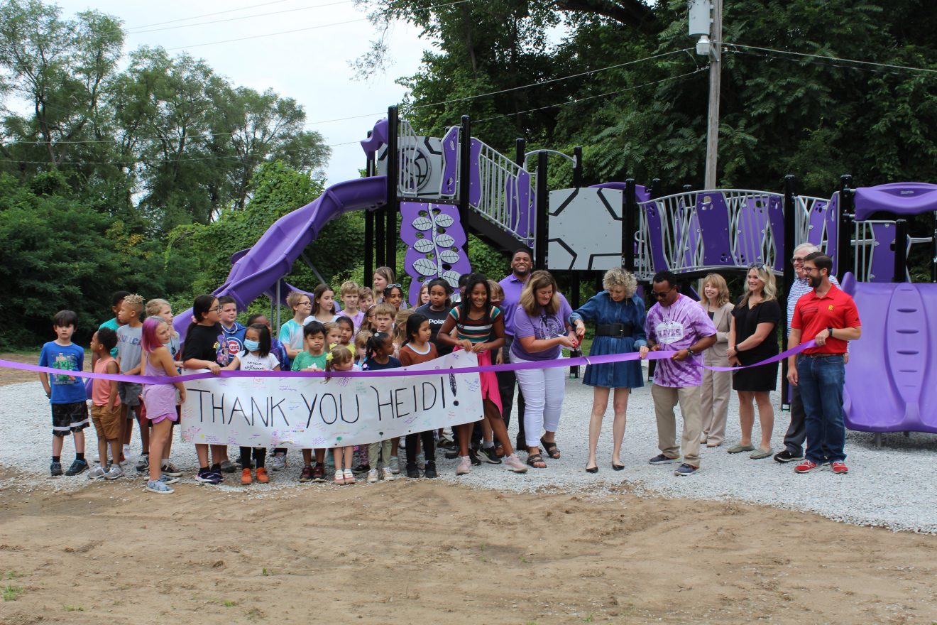 Rock Island Elementary Students Get New Playground Courtesy Of Generous Donor