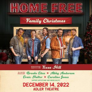 Home Free Family Christmas Coming To Iowa's Adler Theatre