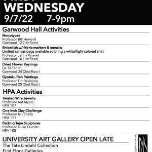 First Wednesday Art Program Returns at Western Illinois University Sept. 7