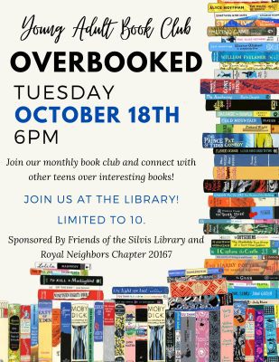 Overbooked Teen Book Club Happening At Silvis Library Tonight