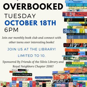 Overbooked Teen Book Club Happening At Silvis Library Tonight