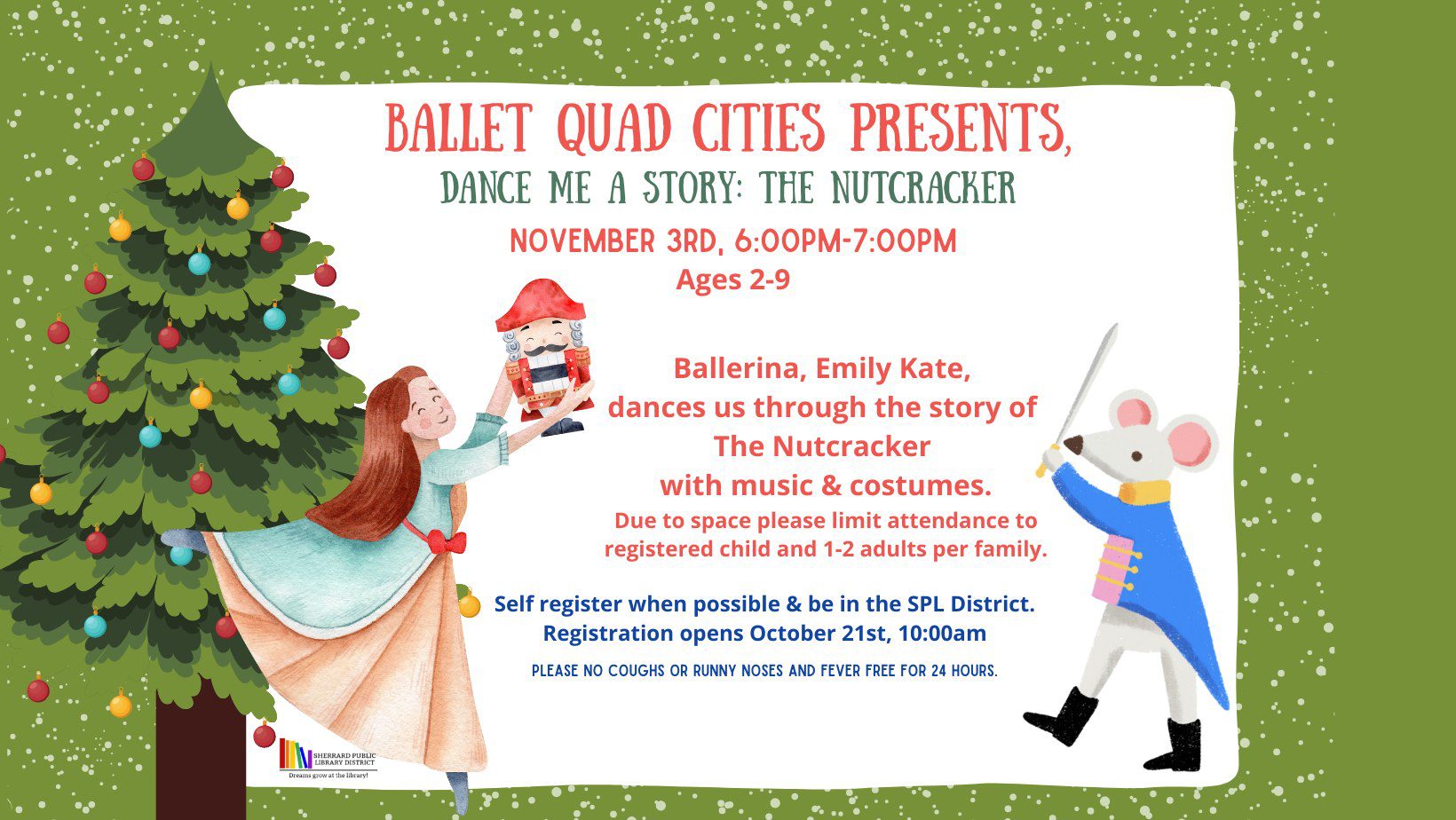 Ballet Quad Cities Presents Special Program TONIGHT At Sherrard Library