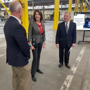 Illinois Congresswoman Bustos, Durbin Commemorate Future Site of World’s Largest 3D Metal Printer
