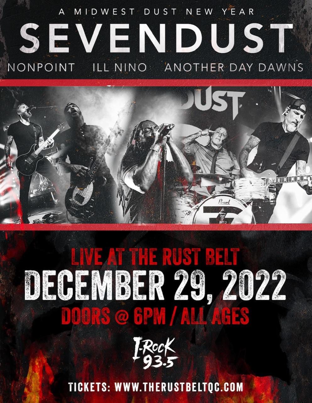 Illinois' Rust Belt Rocks Tonight With Sevendust, Nonpoint, Ill Nino