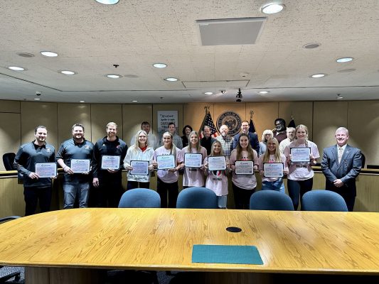 Davenport City Council Recognizes Achievements By Assumption High School Volleyball Team