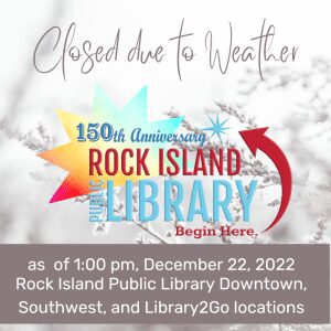 Rock Island Public Library Closed For The Holidays