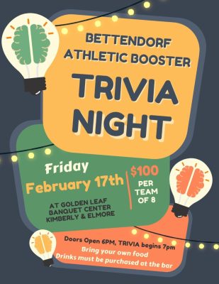 Bettendorf Athletic Boosters Presenting Trivia Night