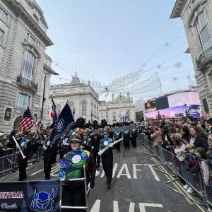 Iowa's Davenport Central Marching Band Represents State In England