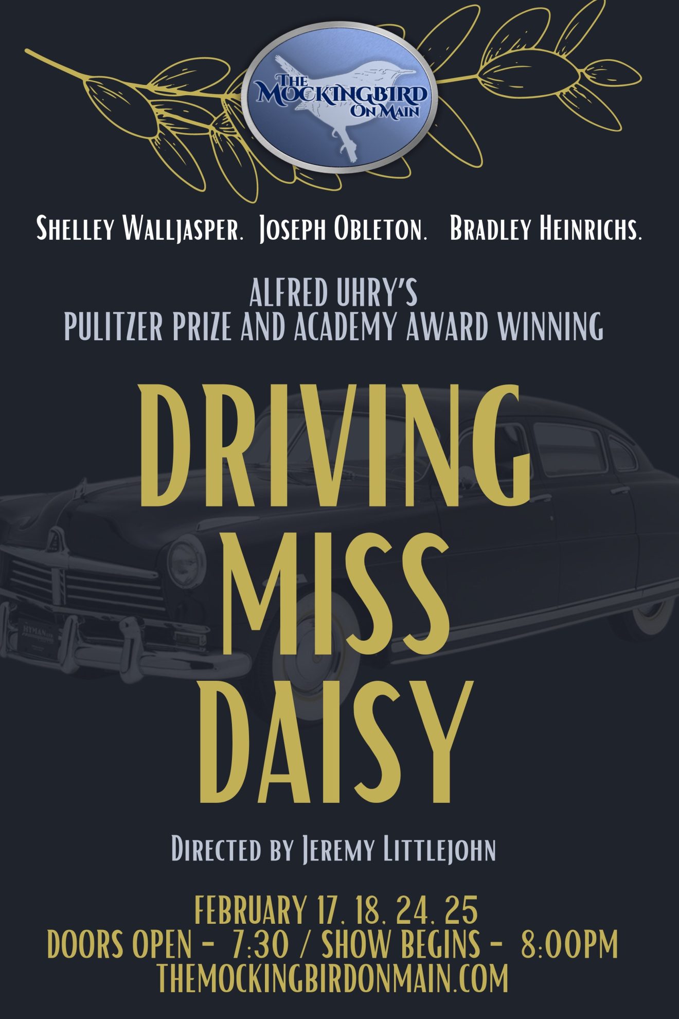 Mockingbird On Main Opens 'Driving Miss Daisy' This Week