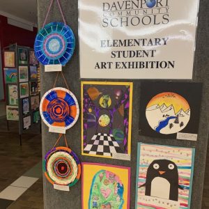 Davenport Schools Artists Works On Display Through Weekend At NorthPark Mall