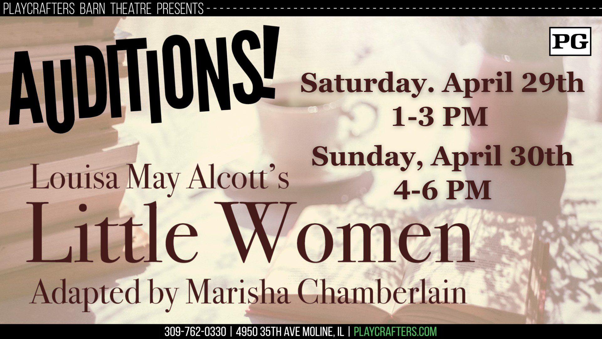 Playcrafters Holding Auditions For 'Little Women' Tomorrow Quad Cities >