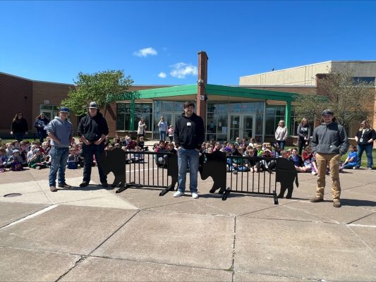 Davenport West Students Create New Bike Racks For Buffalo Students