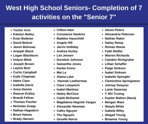 Davenport West High School Hosts Senior Decision Day