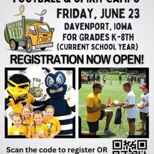 Rally For Reid Football Camps Coming Up