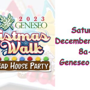 Geneseo Christmas Walk Slated for December 9