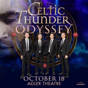 Celtic Thunder Odyssey Coming To Davenport's Adler Theatre Oct. 18