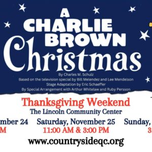 A Charlie Brown Christmas Hits Countryside This Weekend