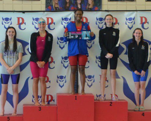 Davenport Central Girls Swimming Place Second In Regional Meet
