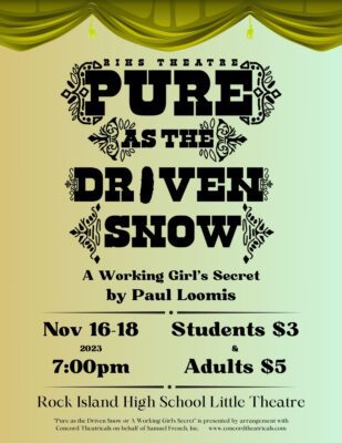 Rock Island High School Drama Putting On 'Pure As The Driven Snow'