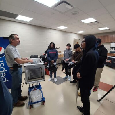 Davenport High School Students Attend Iowa Trades Fair