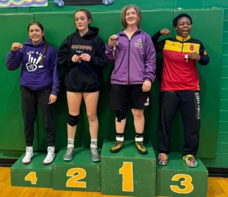 Three Rock Island High School Wrestlers Compete At The Girls Sectional