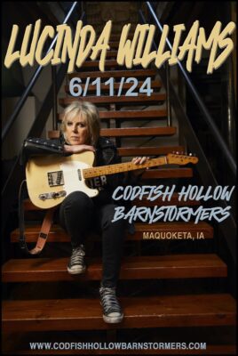 Lucinda Williams Rocks Codfish Hollow June 11