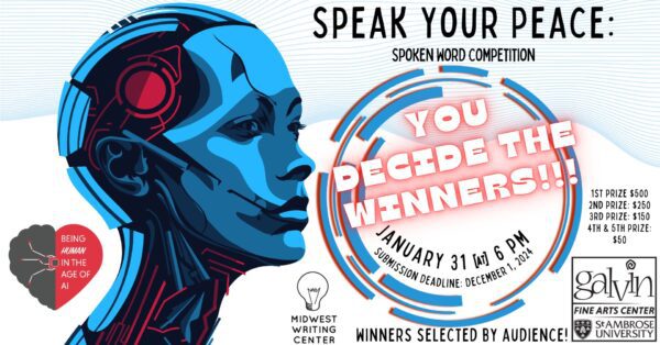 Speak Your Peace Spoken Word Competition Tonight At Iowa's Galvin Fine Arts Center