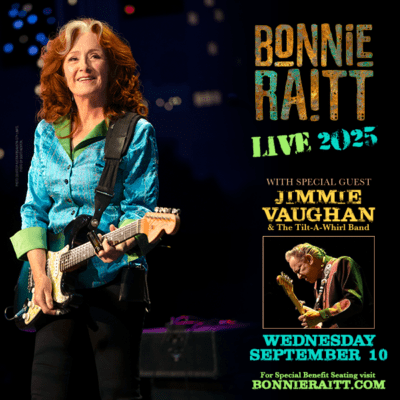 Bonnie Raitt and Jimmy Vaughan Coming To Davenport's Adler Theatre