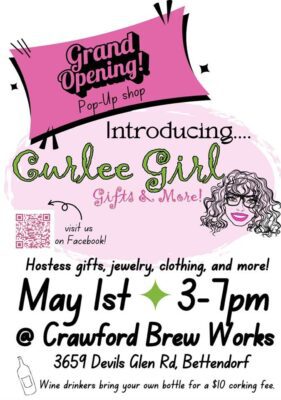 New Pop-Up Business, Curlee Girl Gifts & More Popping Up In Bettendorf