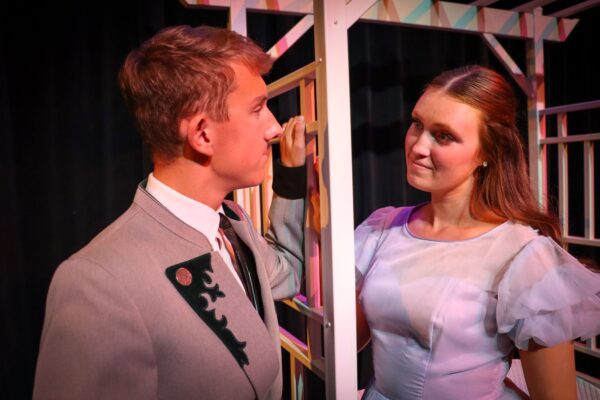 Jordan Dodd is Rolf and Marissa Pederson is Liesl in the Music Guild production of "Sound of Music," opening Friday, Nov. 14 at Prospect Park, Moline.
