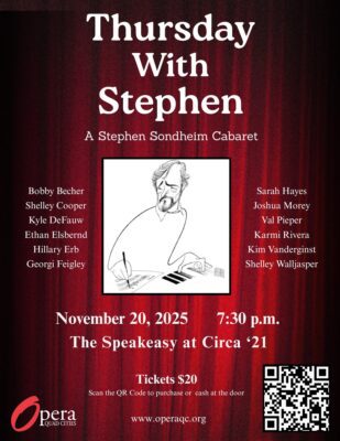 “Thursday With Stephen” Offers Sondheim Cabaret in Rock Island
