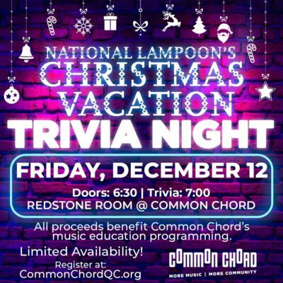 Common Chord, Davenport, Has a Busy December Lined Up